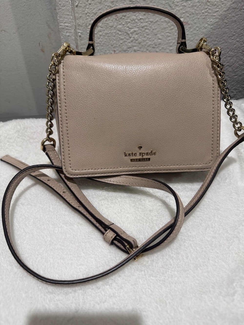 kate spade Blush Pink Leather Mini Top-Handle Crossbody